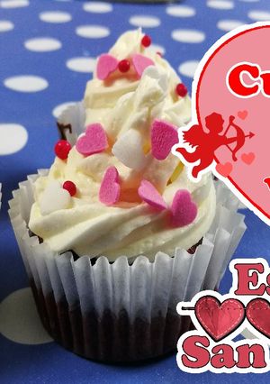 Una foto de Cupcakes Red Velvet | Especial San Valentín