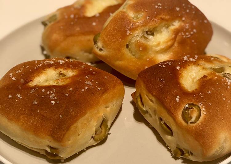 Resep Terbaik Olive Bread With Sea Salt Mantul Banget