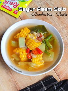 Foto resep Sayur Asem Solo Bumbu Iris+Racik