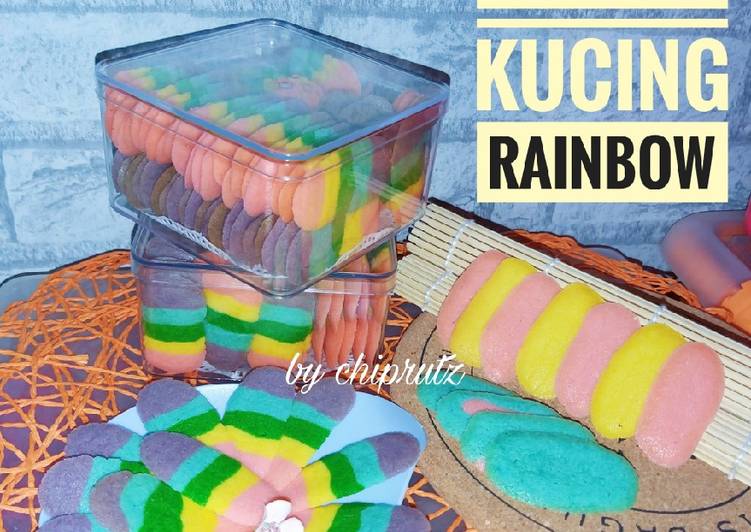 Cara termudah untuk Siapkan Makan di DimeLidah Kucing Rainbow