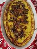 Pitta con funghi