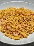 Fideuá de chocos (calamares) y gambas