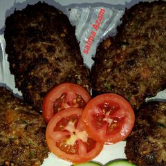 A picture of Chapli kabab😋چپلی کباب😋.