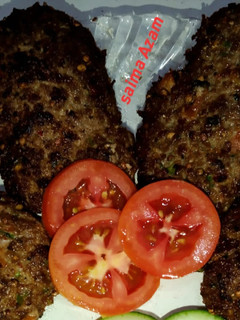 A picture of Chapli kabab😋چپلی کباب😋.