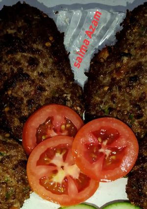 A picture of Chapli kabab😋چپلی کباب😋.