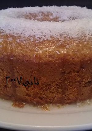 صورة لوصفة طريقة عمل كيكة جوز الهند