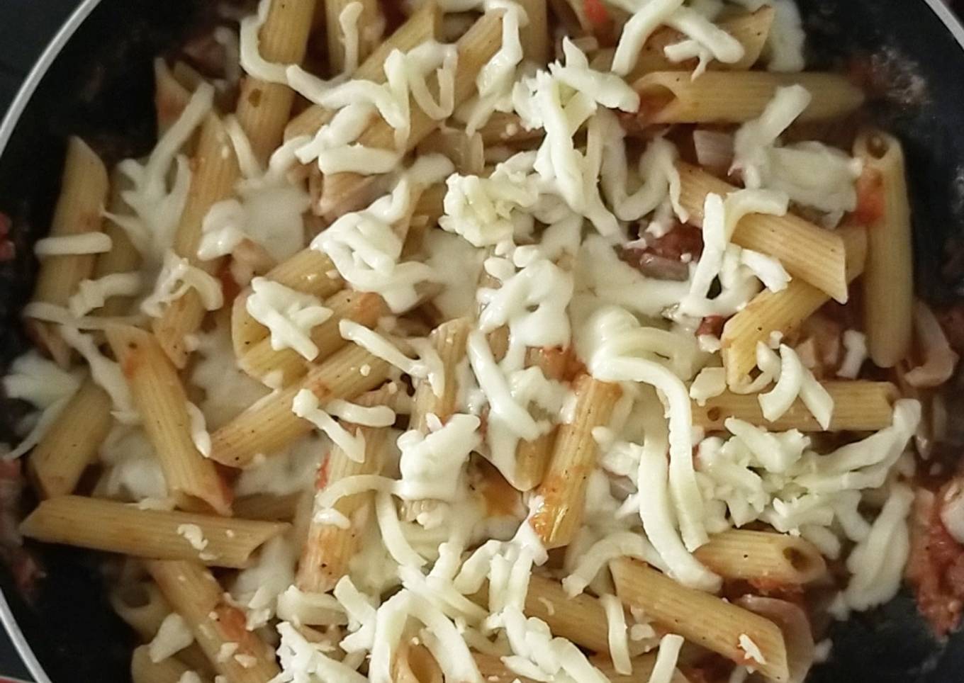 Pasta de macarrones con queso