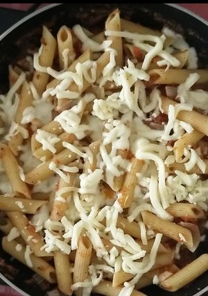Una foto de Pasta de macarrones con queso