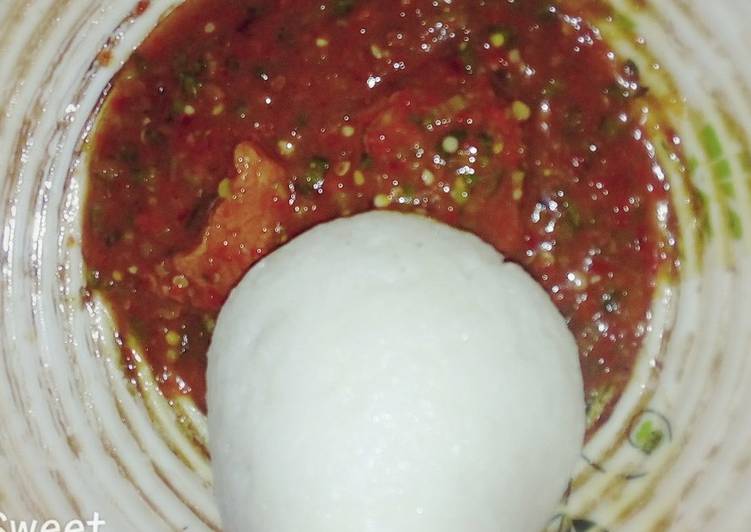 Recipe of Award-winning Tuwo da Miyar Kubewa Cooking Basics for Newbies