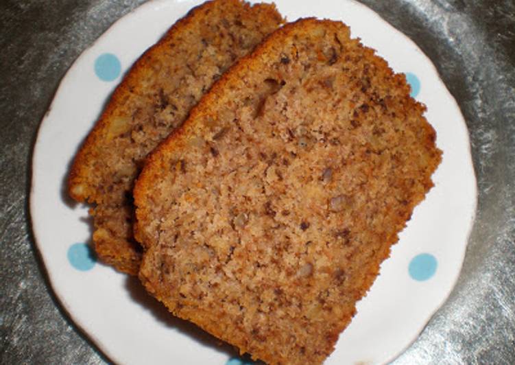 Bizcocho de plátano y nueces