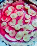 Tarta frutal con base integral 😍❤