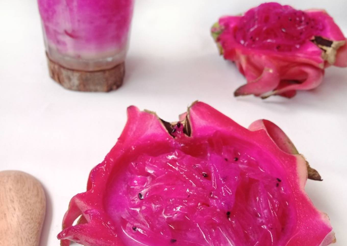 Dragon Fruit Milk Ice