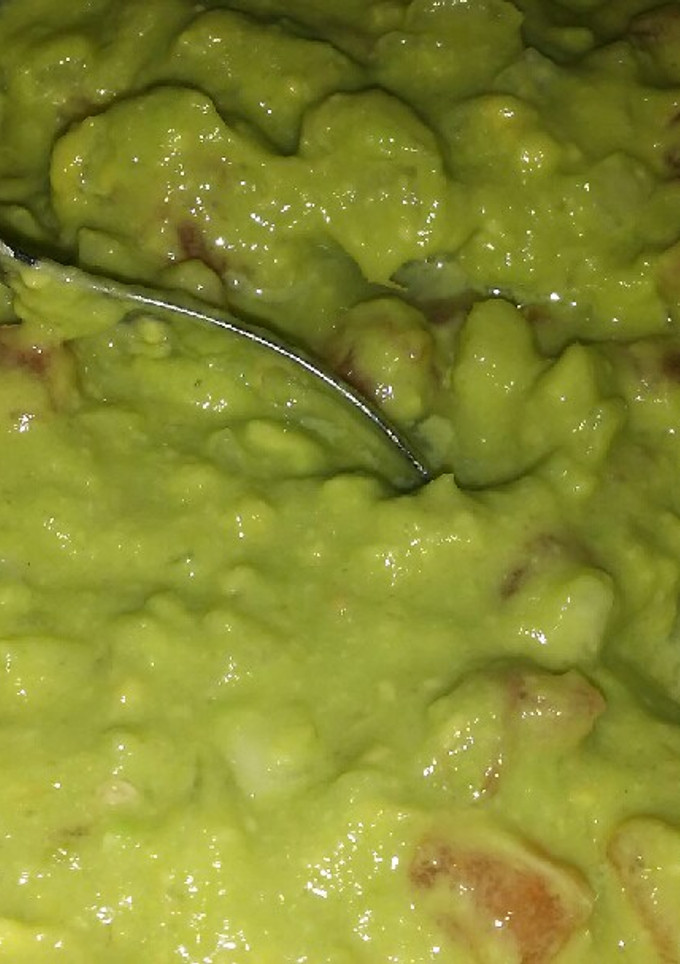 Una foto de Guacamole casero