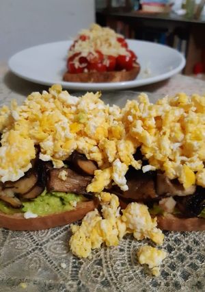 Una foto de Bruschetta