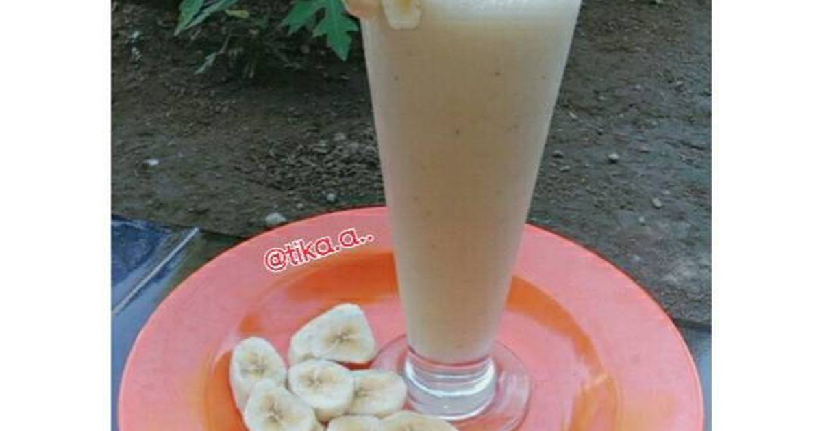 Resep Banana Smoothies mix Yakult oleh tika.a..🌻 Cookpad