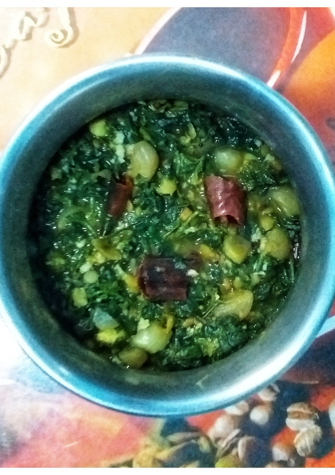 மணத்தக்காளி கீரை துவரம் பருப்பு கூட்டு செய்முறை முக்கிய புகைப்படம்