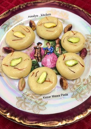 A picture of Kesar Mawa Peda.