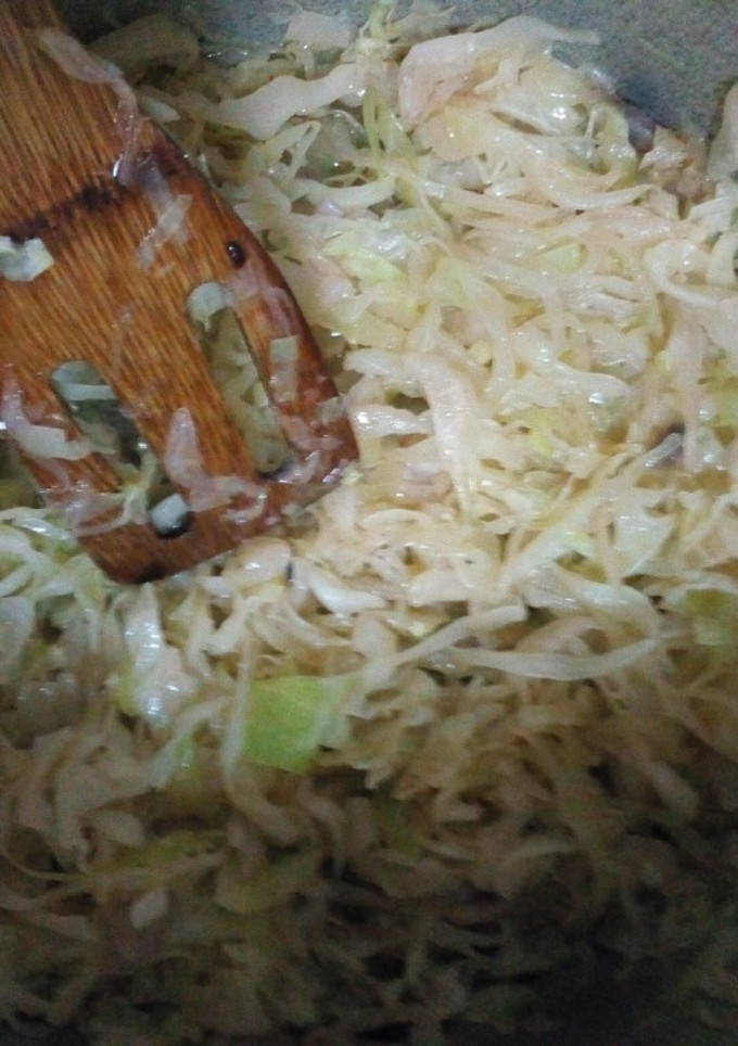 A picture of Cabbage stew#4 weeks challenge.