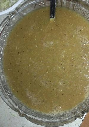 Una foto de Salsa para tostadas tacos 