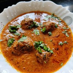 A picture of Kathal ka kofta.