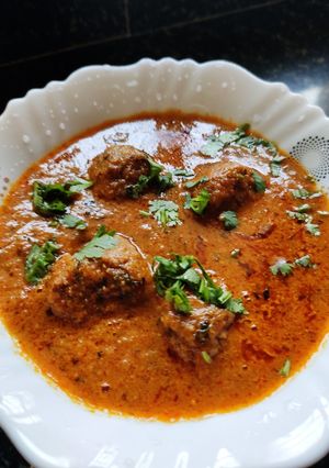 A picture of Kathal ka kofta.