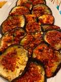 Melanzane con pachino al forno ❤️