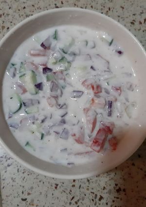 A picture of Salit raita.