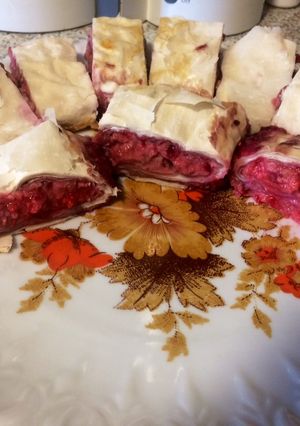 Málnás feltűrt recept fotója