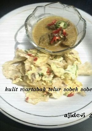 Foto resep Kulit martabak telur sobek sobek ala Martabak Loa Tebu