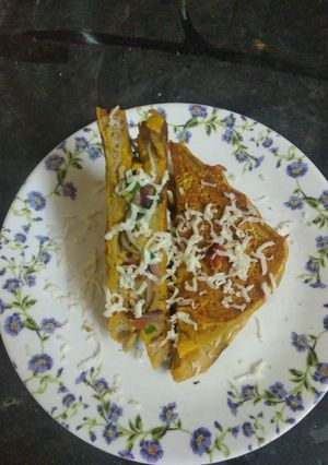 A picture of Pudla Sandwich.