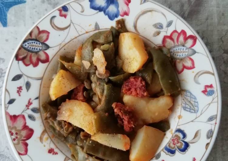 Judías verdes con patatas