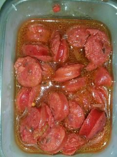 Una foto de Guiso de longaniza