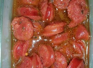 Una foto de Guiso de longaniza
