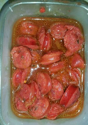 Una foto de Guiso de longaniza