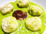 Una foto di gnudi ai funghi