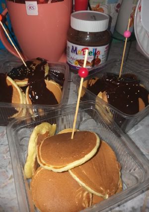 صورة لوصفة ميني بان كيك 🥞 خرافي ولا اروع