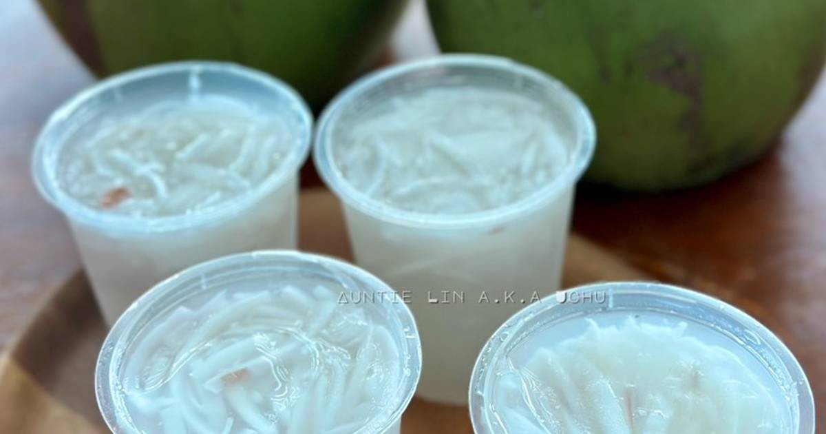 Resipi Jelly Kelapa Gedik (Sukatan Cawan) oleh Sesimple Loralin Cookpad