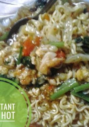 Foto resep Mie Instant Becek Hot