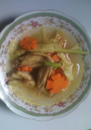 Foto resep sayap ceker kuah kuning