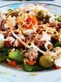 Ensalada de judías y coliflor
