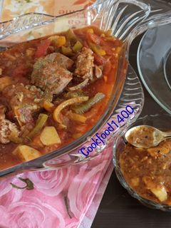 عکسی از دستور خورشت تن ماهی و سبزیجات اسپانیایی