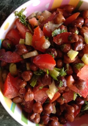 A picture of Masala chana.