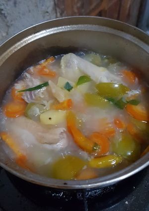 Foto resep Sup Ayam Asam Pedas