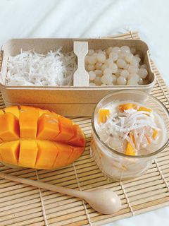 Hình của món Chè xoài dừa.