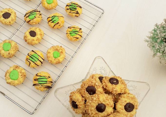 Resep 308.Choconut Cookies yang Menggugah Selera