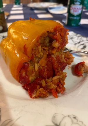 A picture of Stuffed Bell Peppers (Vegetarian).