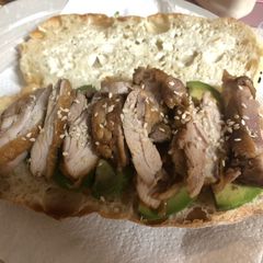 A picture of Teriyaki chicken.