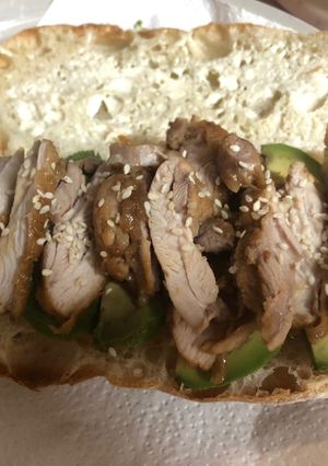 A picture of Teriyaki chicken.