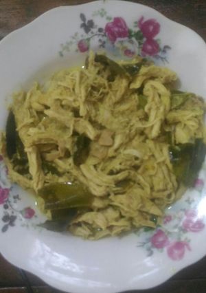 Foto resep Ayam Suwir Santan Aroma Jeruk