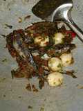 Balado cabeijo ikan cue & puyuh